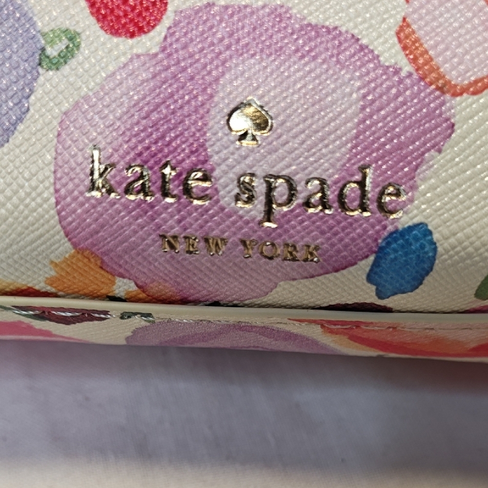 Kate Spade Pink & Red Floral Cosmetic Bag - Picture 3 of 6